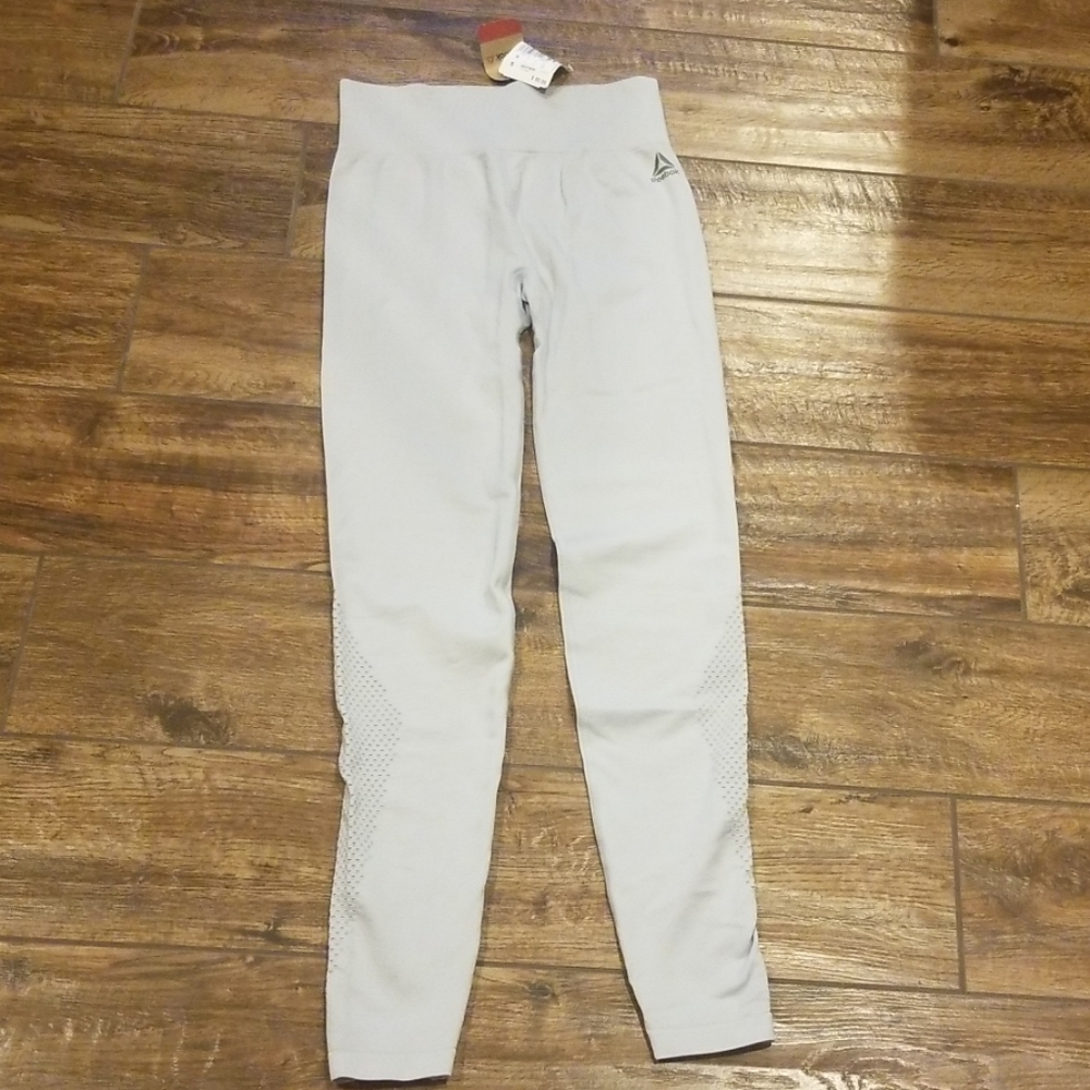 Reebok light grey leggings